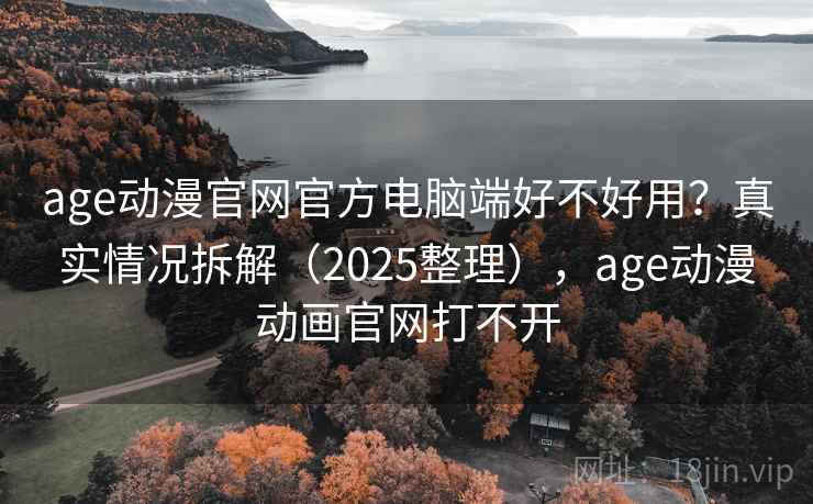 age动漫官网官方电脑端好不好用？真实情况拆解（2025整理），age动漫动画官网打不开