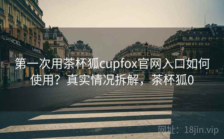 第一次用茶杯狐cupfox官网入口如何使用？真实情况拆解，茶杯狐0