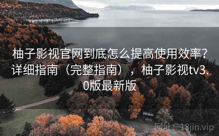 柚子影视官网到底怎么提高使用效率？详细指南（完整指南），柚子影视tv3.0版最新版